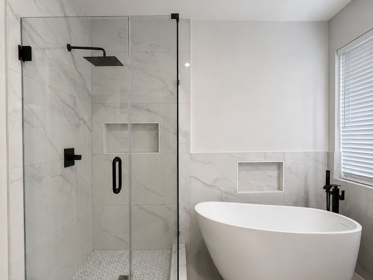 Guest bathroom after remodel