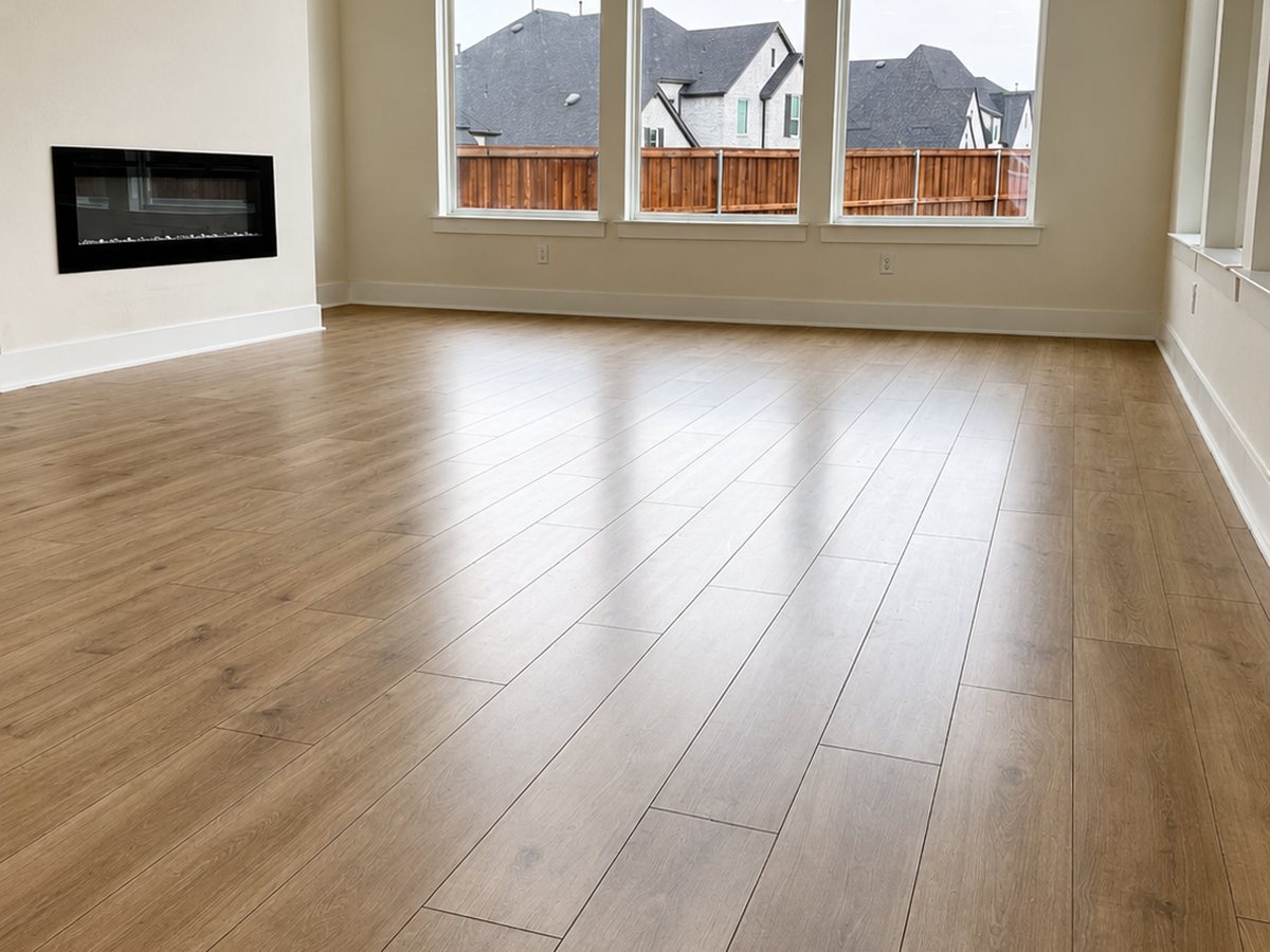 Flooring install after
