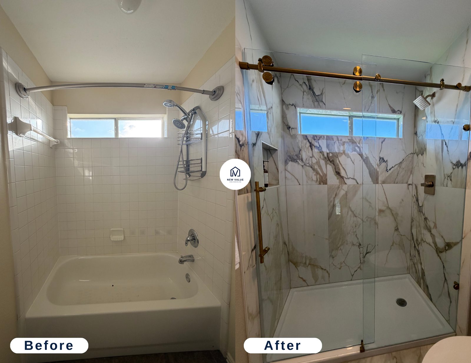 Kitchen remodel before and after