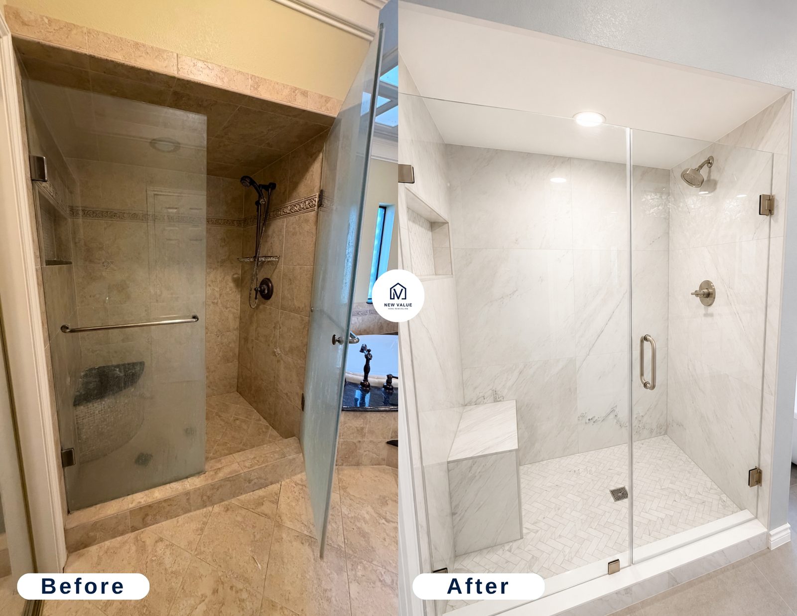 Kitchen remodel before and after