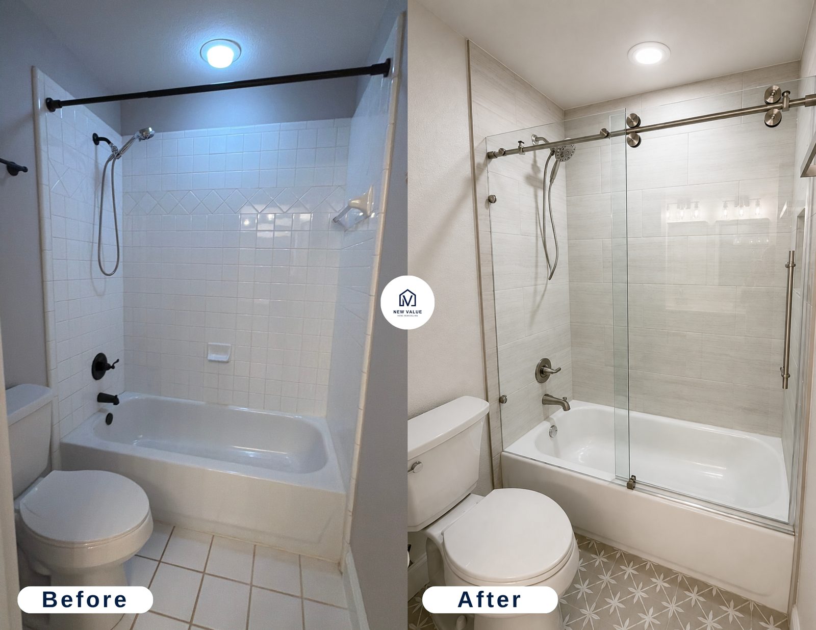 Kitchen remodel before and after